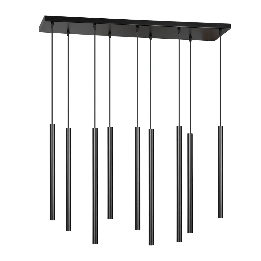 image lampa wisząca, panele sufitowe, kinkiet, metalowy, czarny