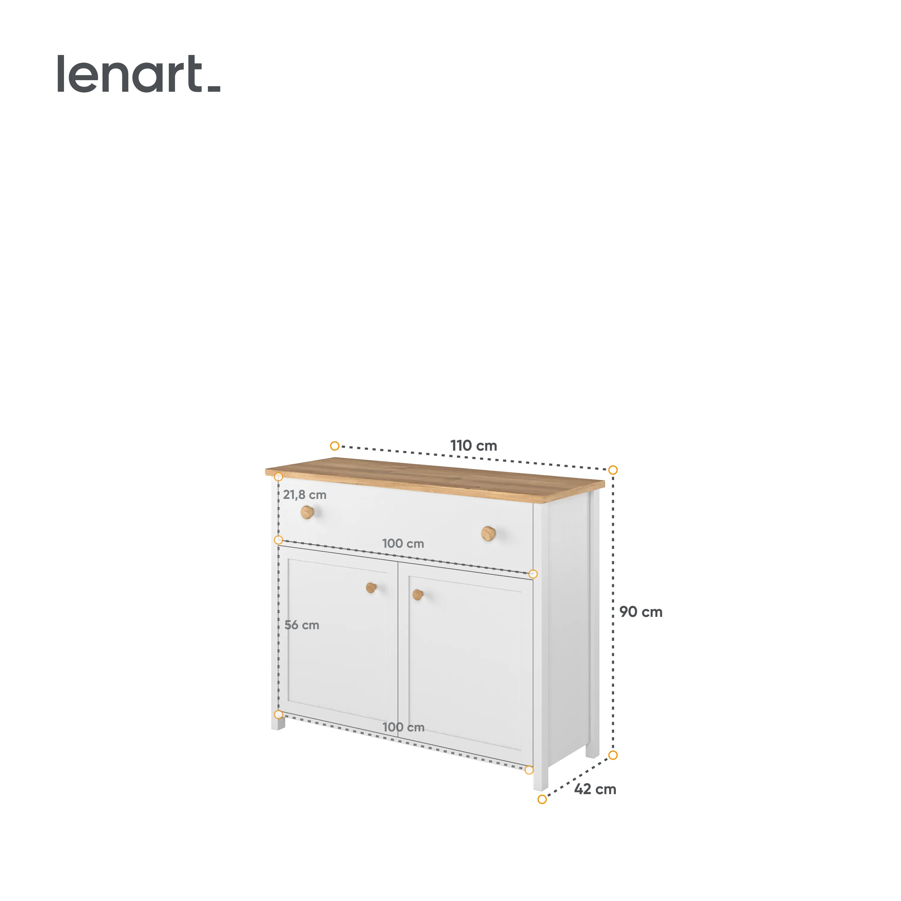 Komoda Story SO-05 biała - SO5BDN