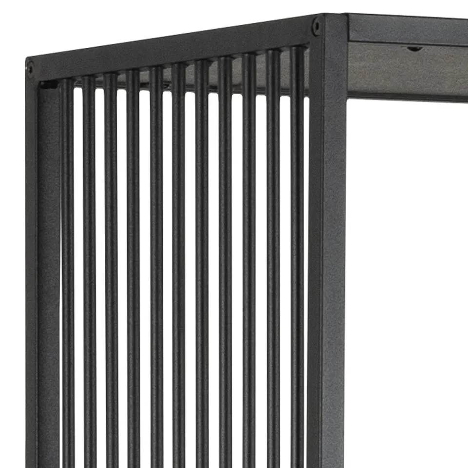 Regał metalowy STRINGTON 85x185 czarny - 0000104668