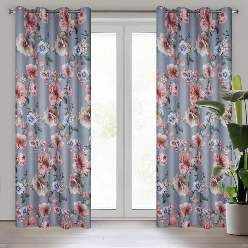 ZASŁONA GOTOWA GAJA 140X250 CM SZARY ZASŁONA GOTOWA GAJA 140X250 CM SZARY