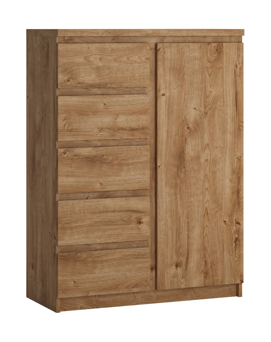 KOMODA FRIBO FRIK01 DĄB RIBBECK ZŁOTY