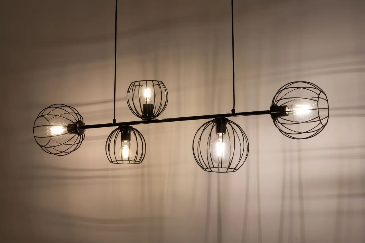 Lampa wisząca MADAM 5 czarna - SI_32372