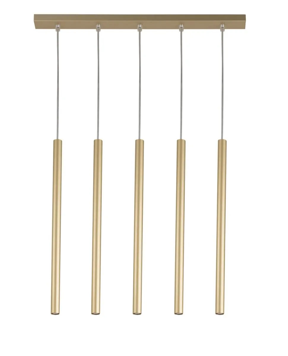 Lampa wisząca SOPEL 5 złota