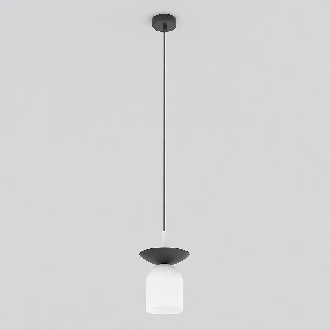 Lampa wisząca metalowa EGO 1 BL biała Lampa wisząca metalowa EGO 1 BL biała