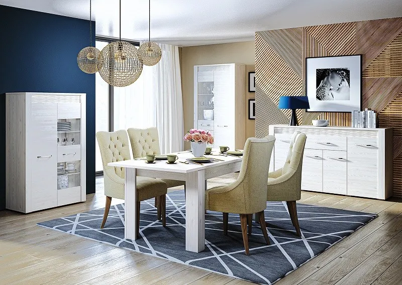 Półka ścienna CLERMONT 12 sosna śnieżna 120 cm - 1CLER12-001