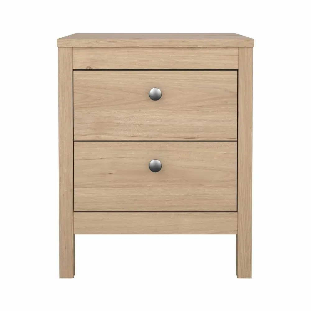 Szafka nocna z 2 szufladami MADRID Jackson Hickory — zdjęcie 3