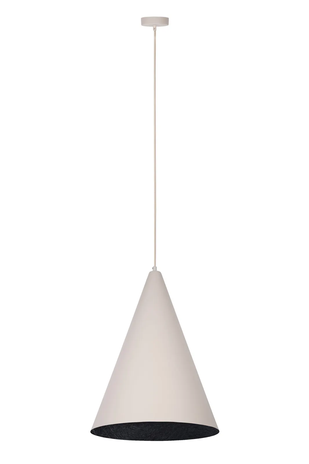 Lampa wisząca VESUVIO S beżowo-czarna