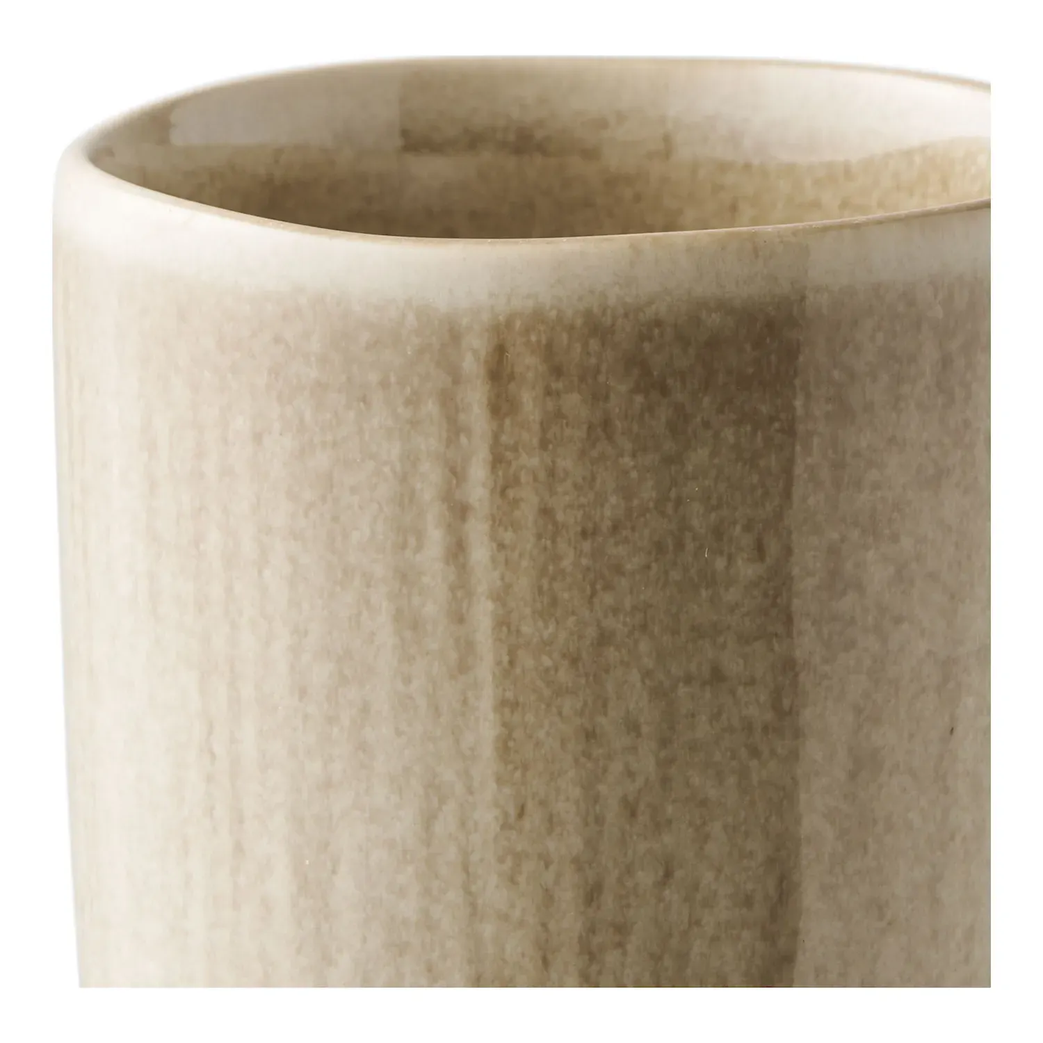 Kubek ceramiczny VIOLA 8x9,5 zestaw 4 szt. poj.360ml beżowy — zdjęcie 3