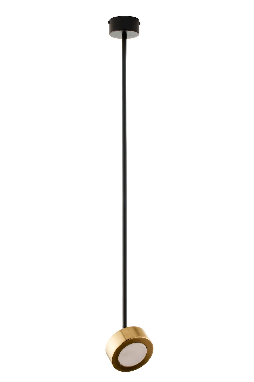 lampa sufitowa, pendant, kinkiet, czarna konstrukcja, złoty narożnik