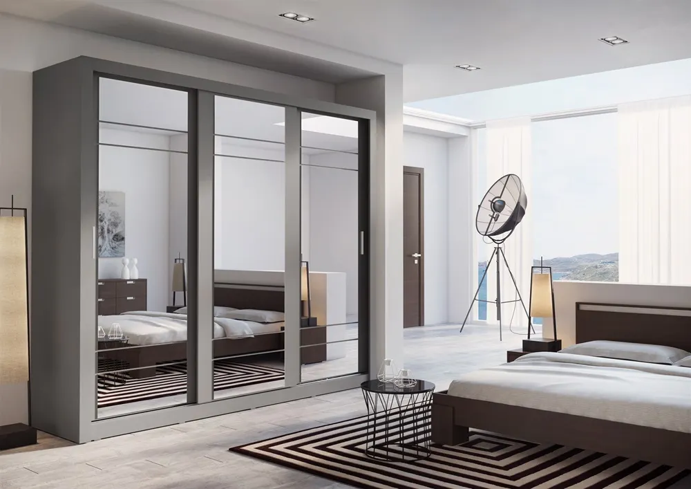 Szafa 3-drzwiowa ARTI AR-02 250cm szara - AR2S