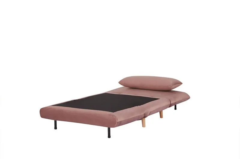 Fotel rozkładany z funkcją spania SPIKE VELVET antyczny róż Signal - SPIKEVRABU