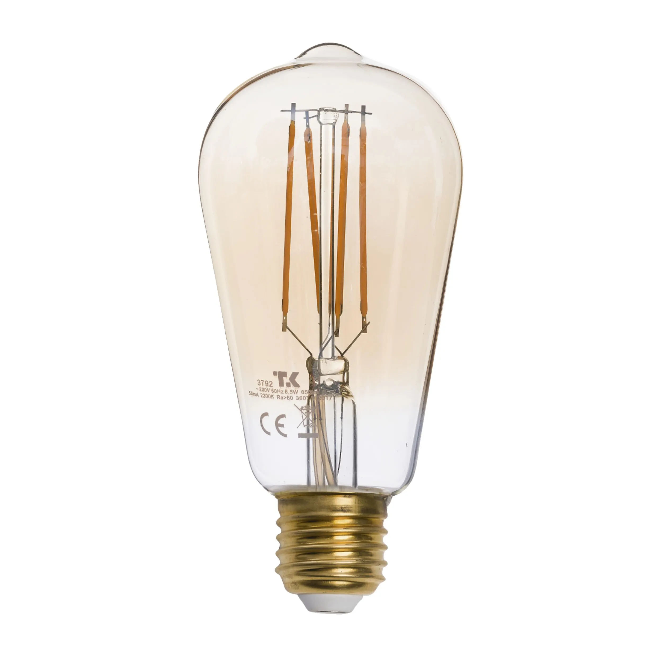 Żarówka Amber St58 Stożek
