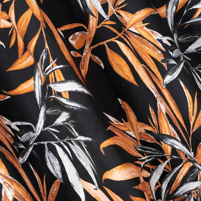 ZASŁONA ZOJA 140 X 250 CM CZARNY - EU_384327