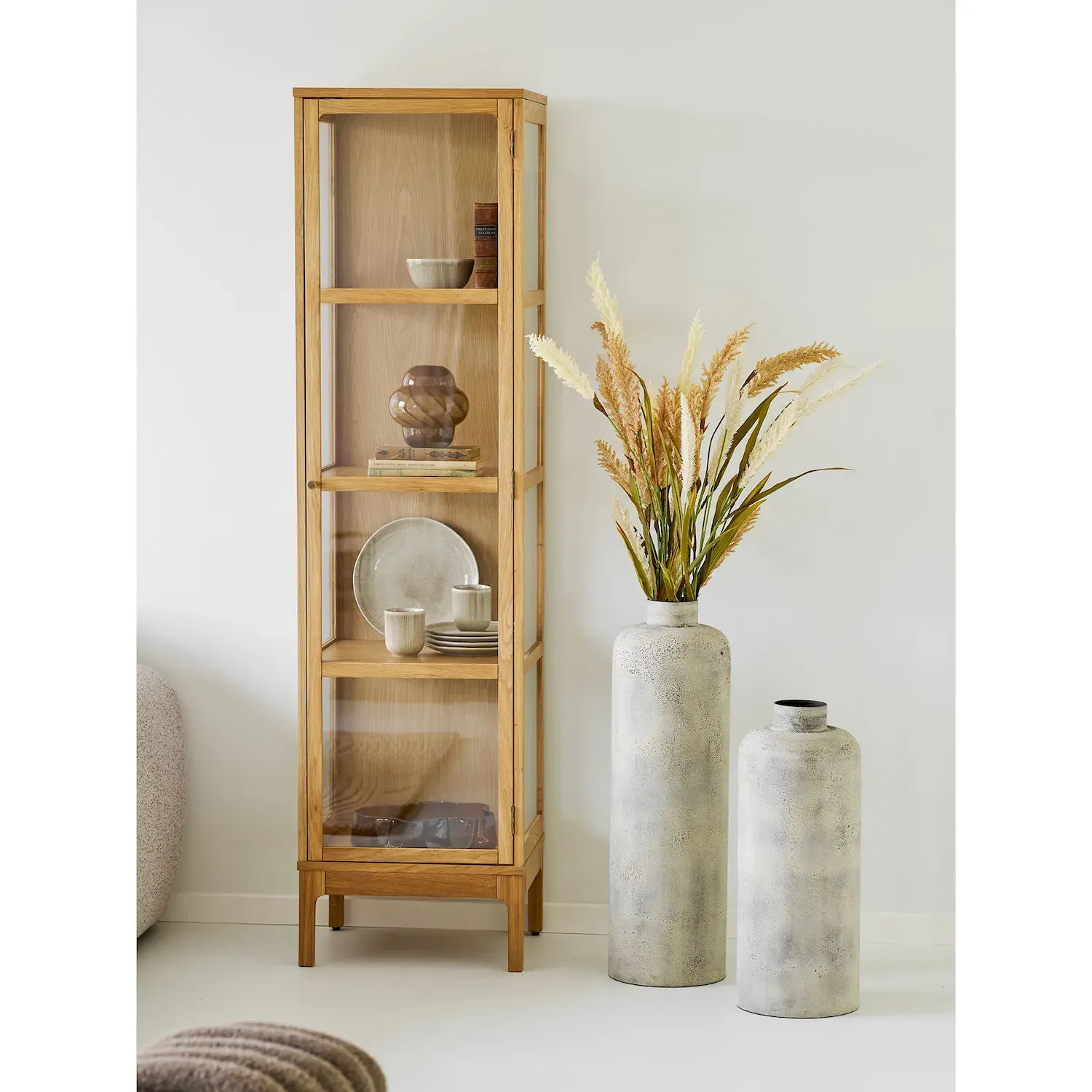 Witryna 1-drzwiowa ZAMORA 47x180 naturalny — zdjęcie 9