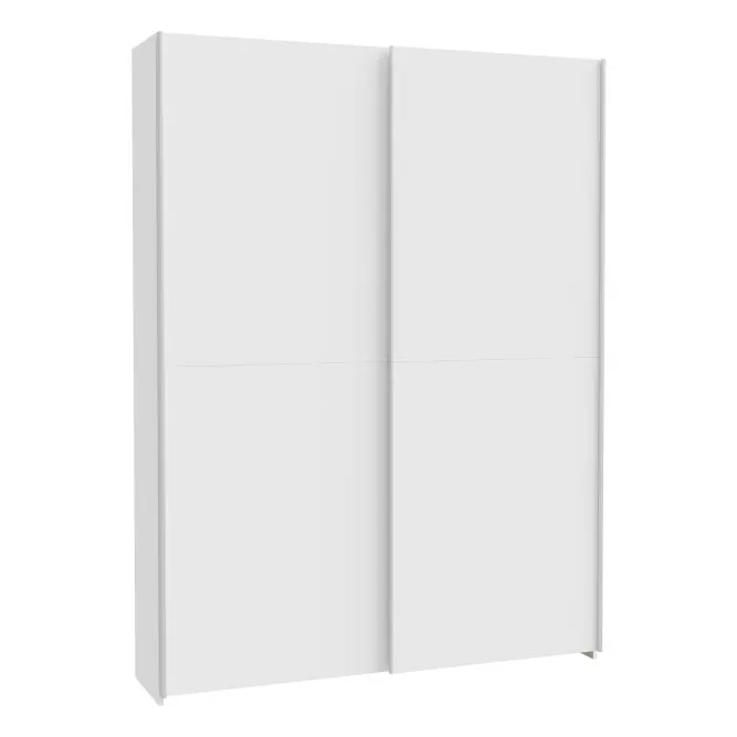 Szafa 2-drzwiowa HOME NOOK drążek i półki drzwi przesuwne 150cm biała