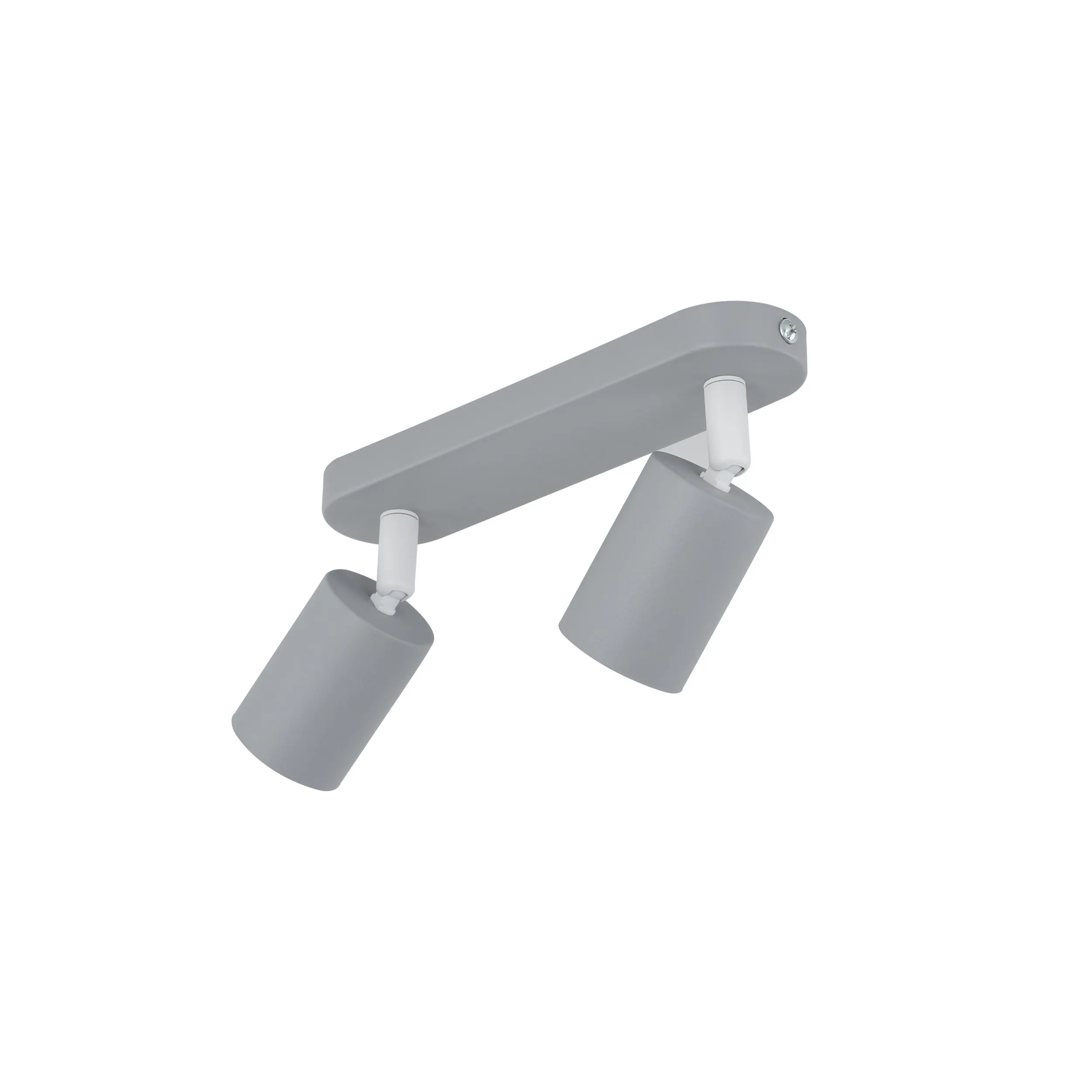 Lampa sufitowa LIVIA szara z białymi elementami regulowana 35x17x13cm - TK_10241