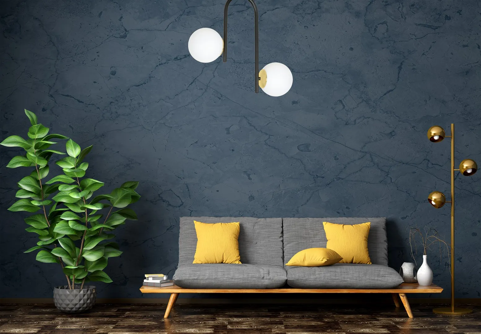 Lampa sufitowa RAGNAR Czarny/Złoty 1032/2 - 1032/2