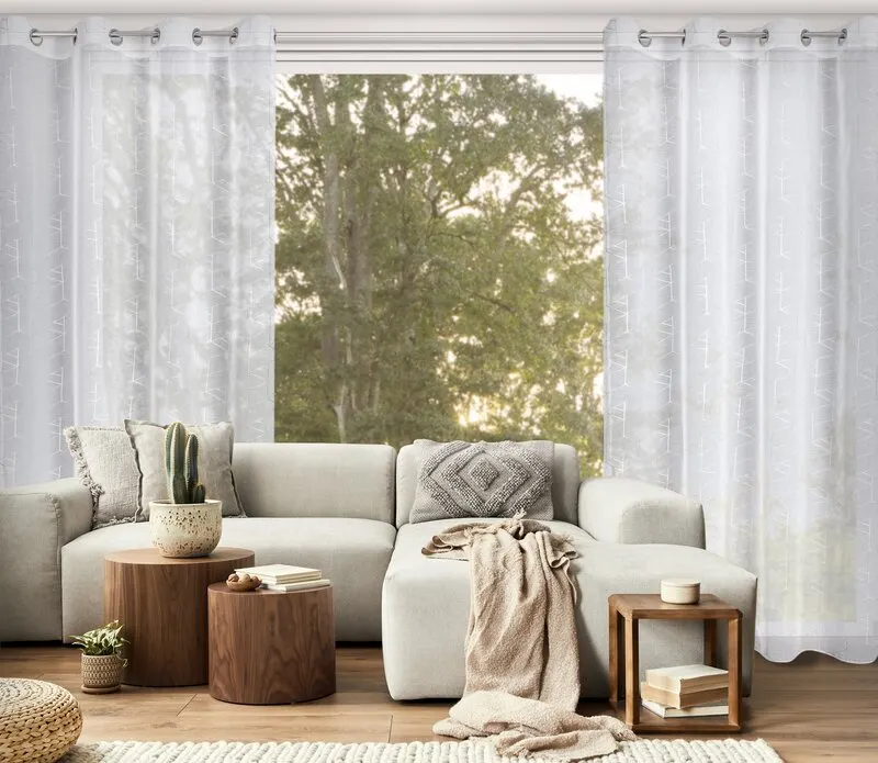 FIRANA GOTOWA ELSI 140X250 CM BIAŁY — zdjęcie 7