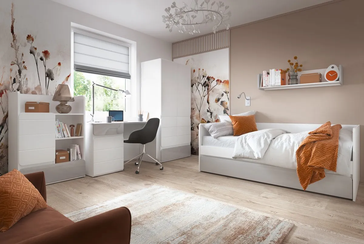 PÓŁKA FLEXI FLXP01 BIAŁY ALPIN/COOL GREY
