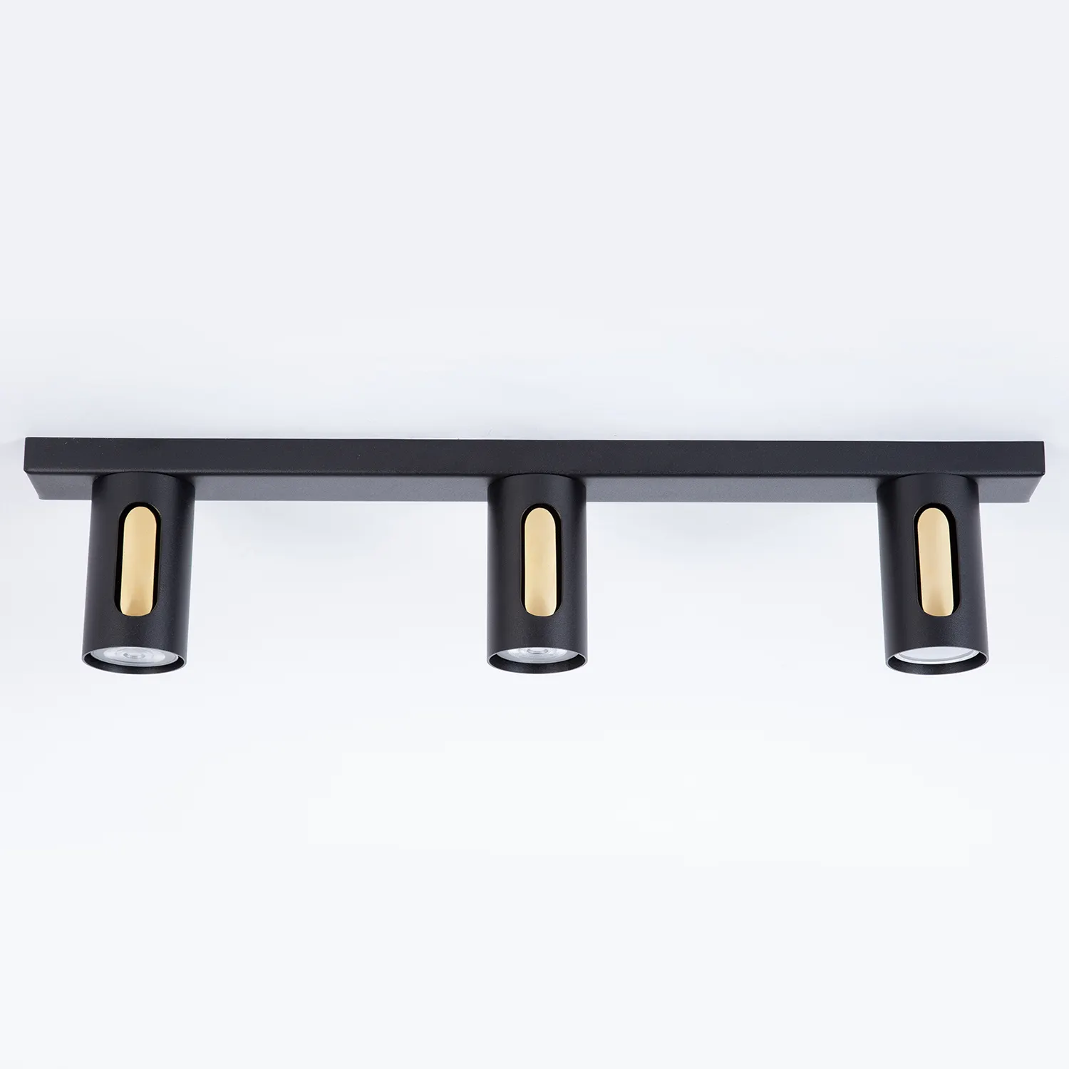 Plafon stalowy FLOW 3 czarny złoty - SI_41218