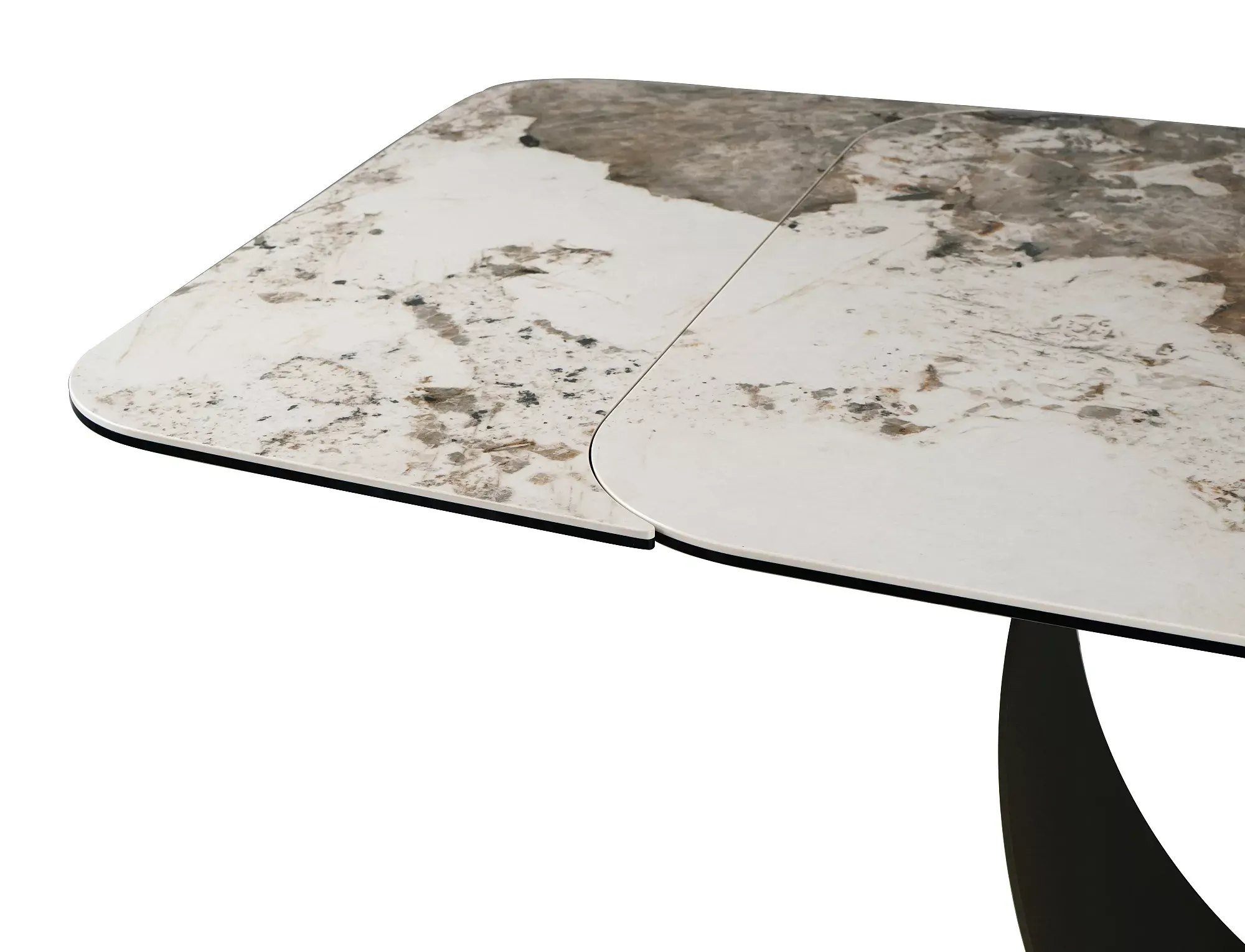 Stół rozkładany INFINITY CERAMIC 160(240)X95 biały miedziany — zdjęcie 8