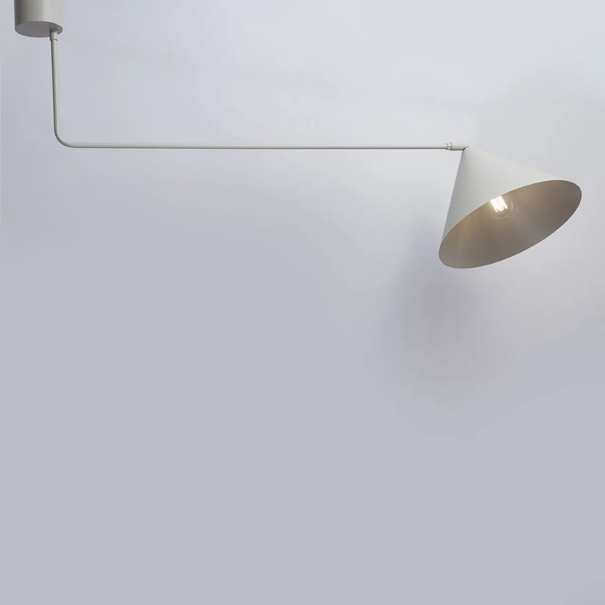 Lampa sufitowa/plafon MAGIC 1 szaro-beżowy - SI_40933