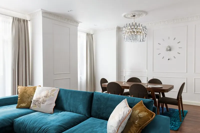 POSZEWKA POPLA 45 X 45 CM GRANATOWY - EU_375505