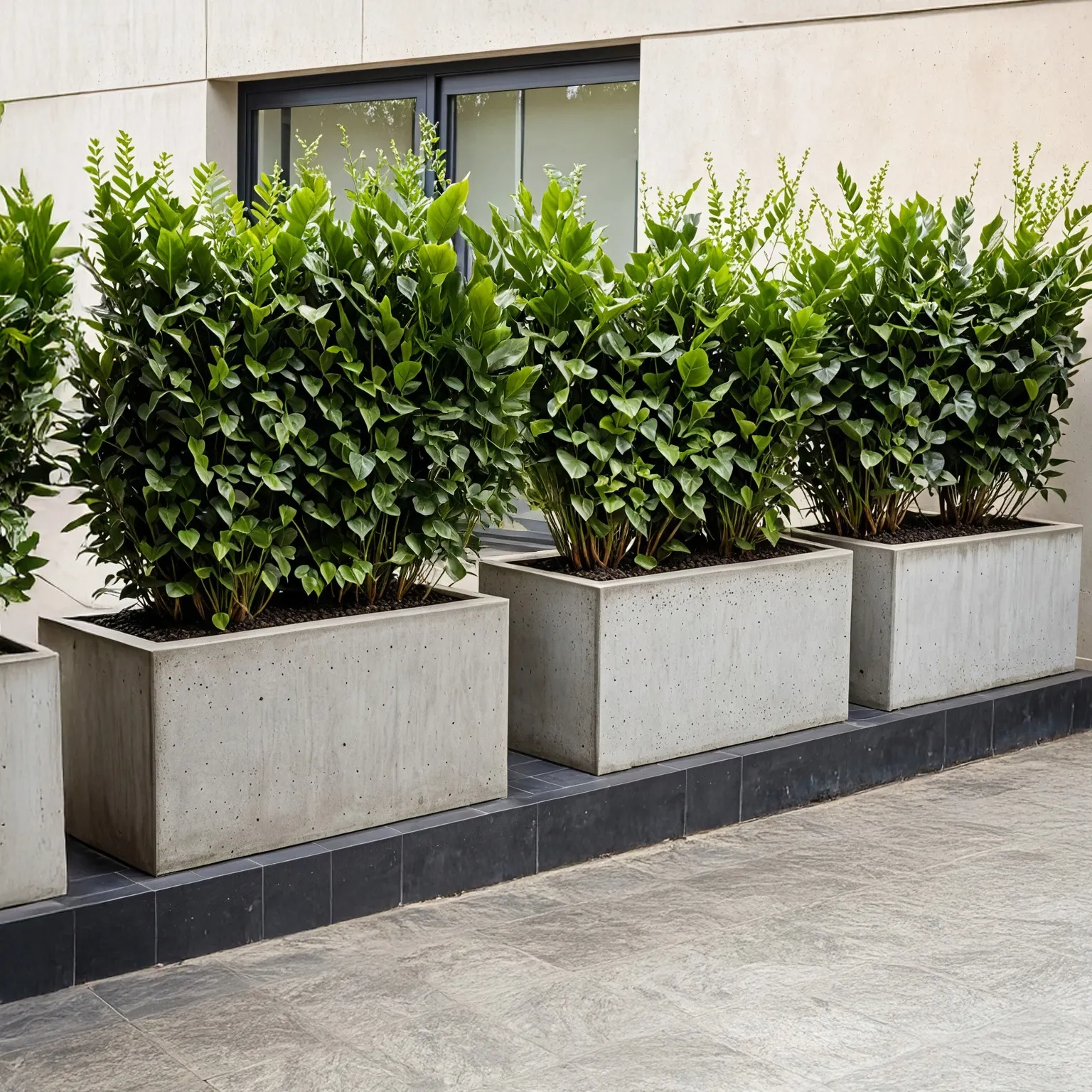 DONICZKA zewnętrzna betonowa SEVRAN szara - LD_TZ000547