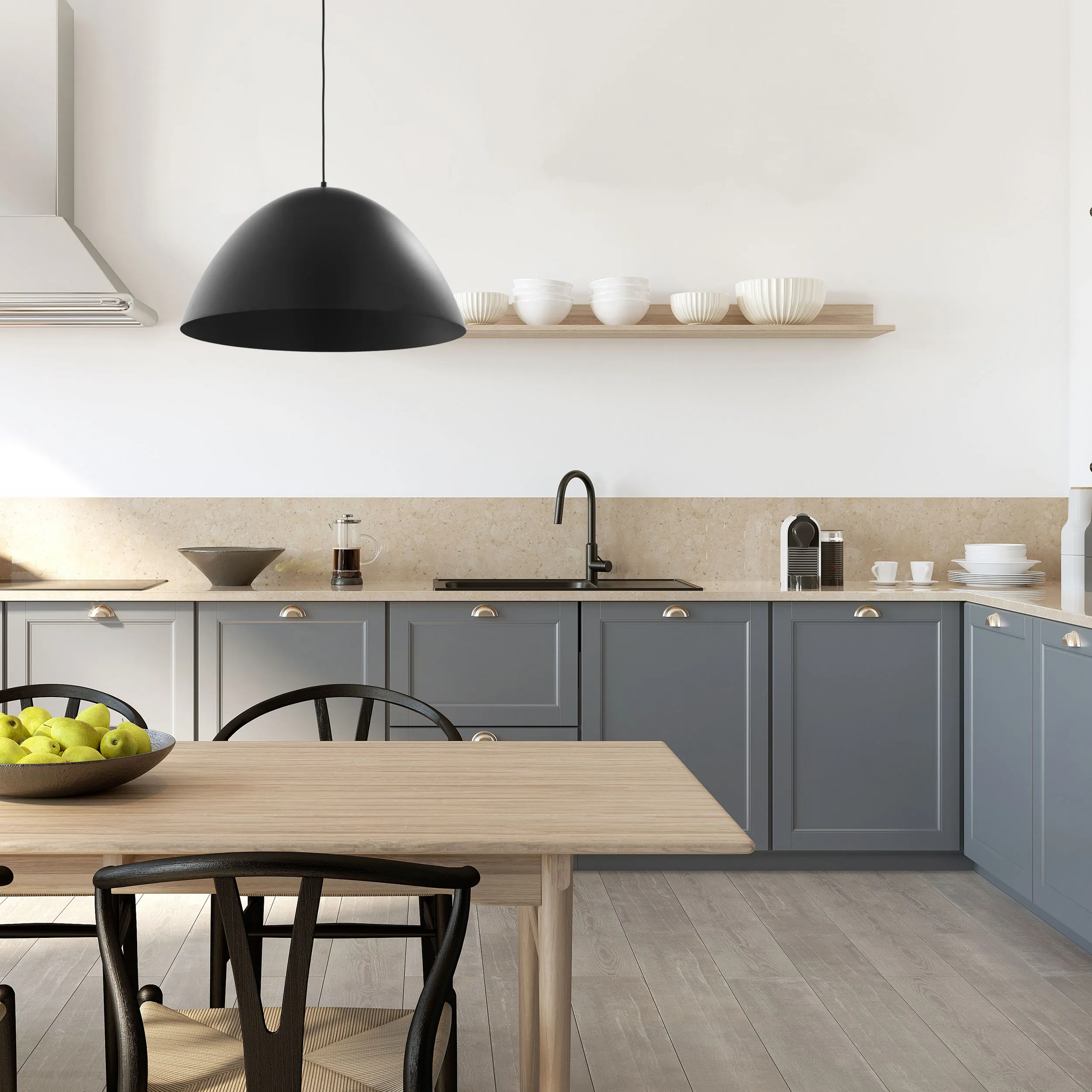 Lampa wisząca FARO czarna 175x50cm - TK_6006