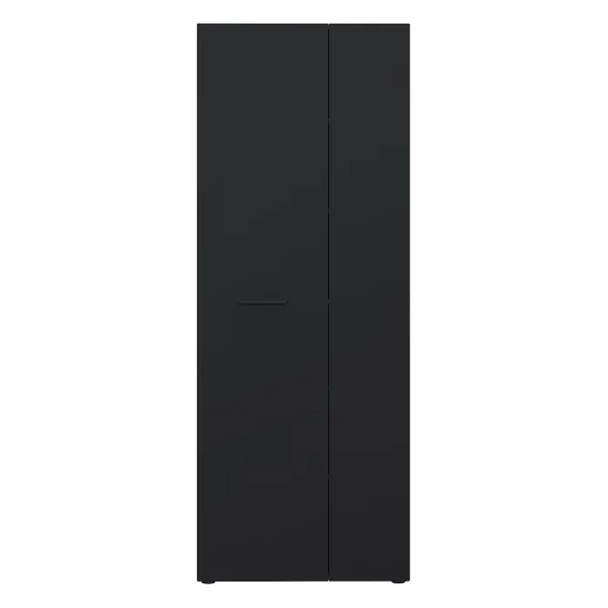 image szafa, szafa dwudrzwiowa, meble, czarna, minimalistyczna