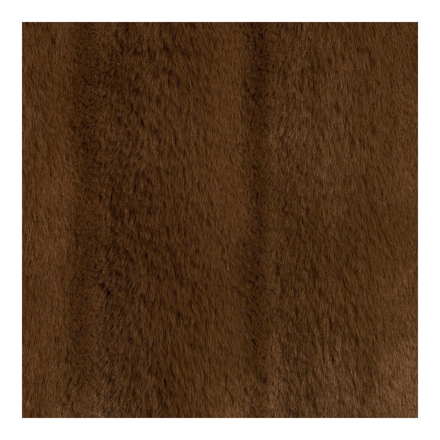 Poduszka dekoracyjna GALENA sztuczne futerko 45x45 cm brązowa - 3962084