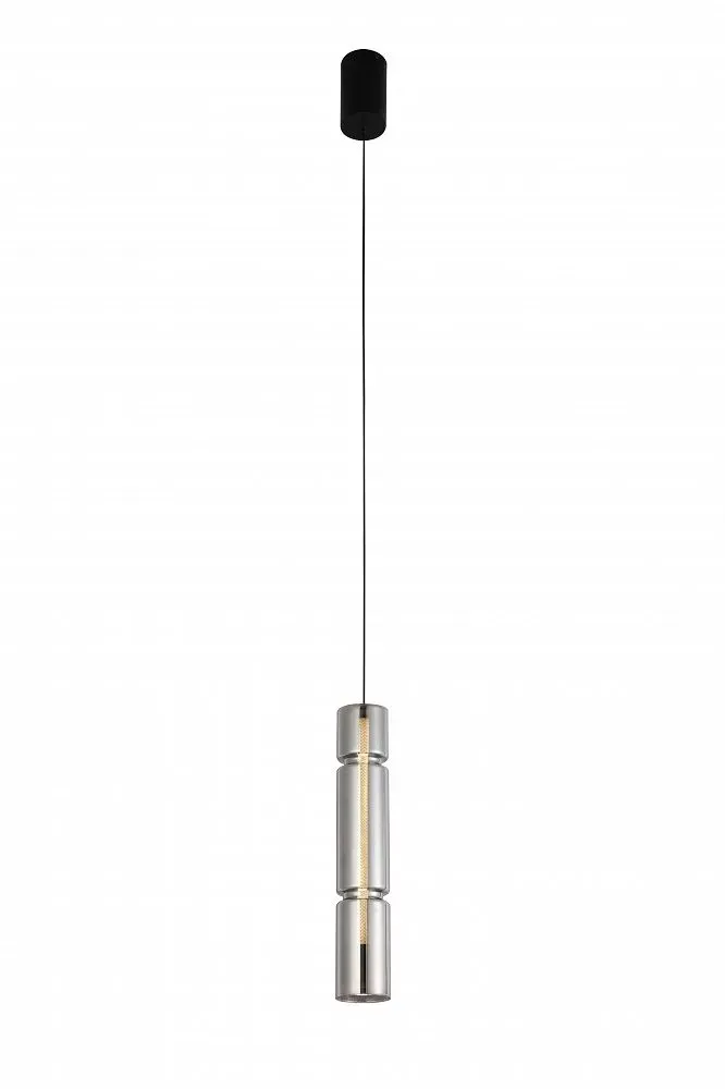 Lampa wisząca CILINDRO 1 LED dymiony