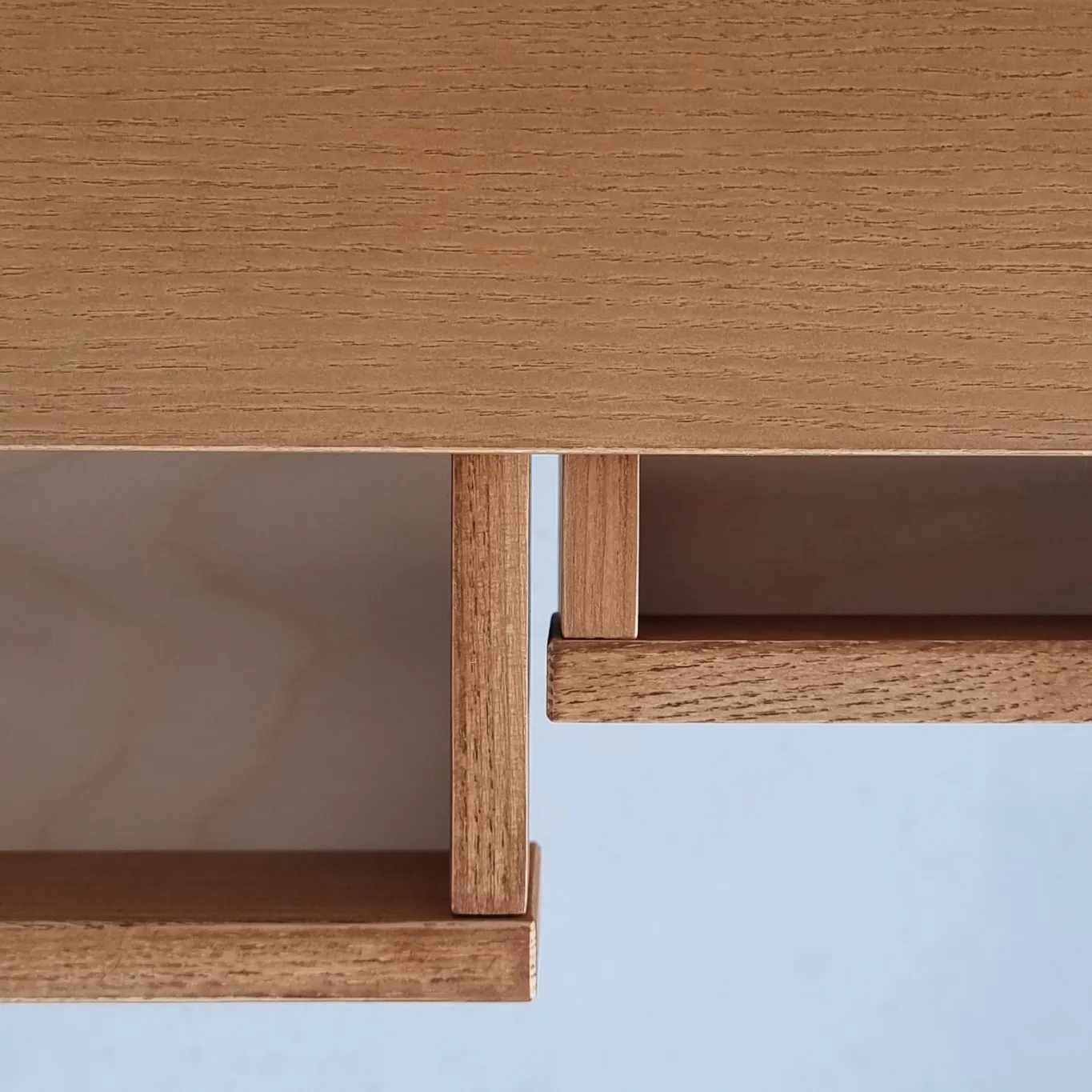 Biurko narożne z szufladami LUKA lewostronne 135x86 kolor orzech - NRGB_CDLUK2WAL_L