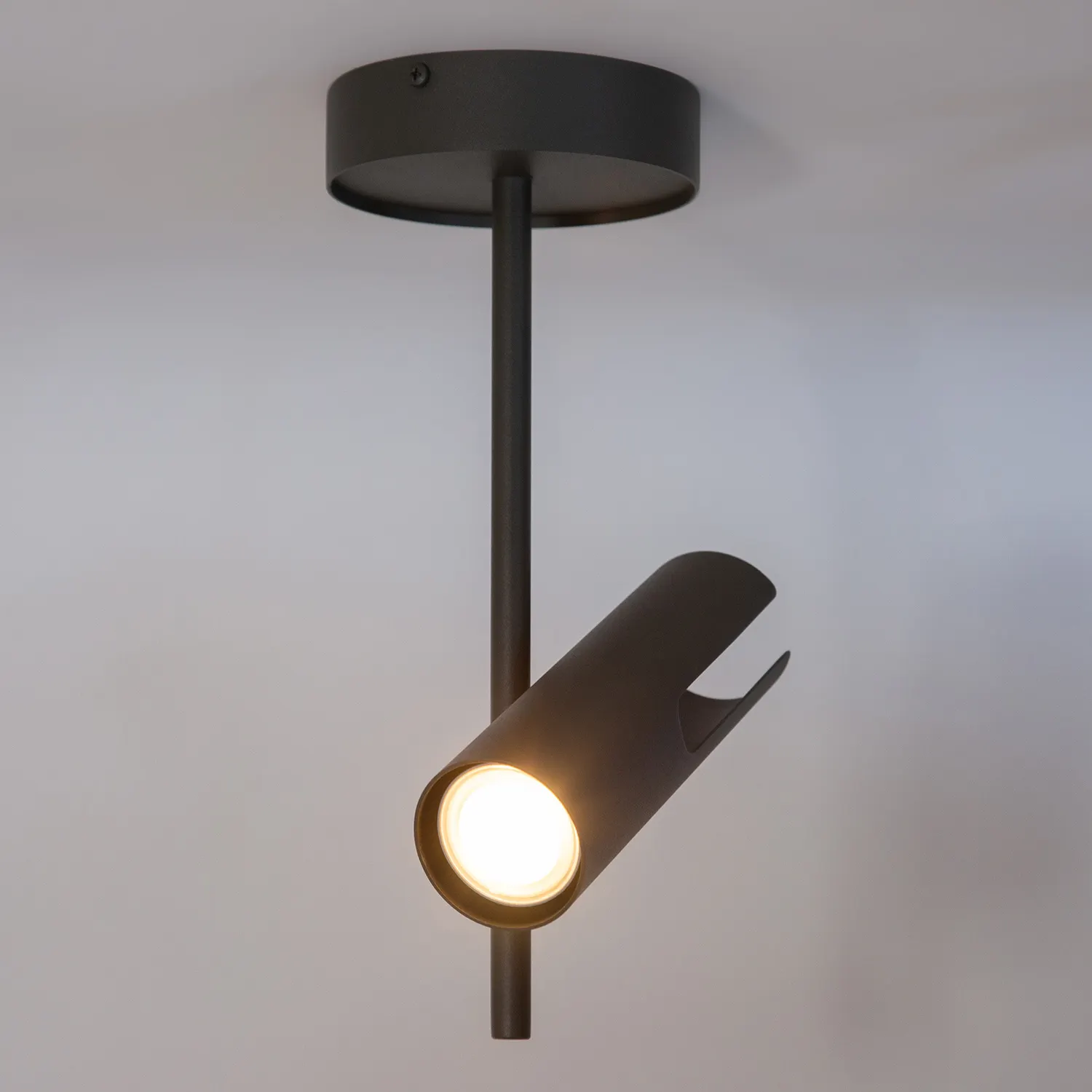 Plafon stalowy LEDA 1 ciemna oliwka - SI_41145