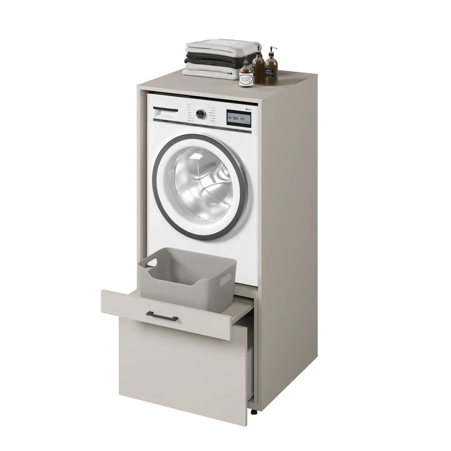 Zabudowa na pralkę lub suszarkę AZA wysuwana półka kaszmir - 30KSME60