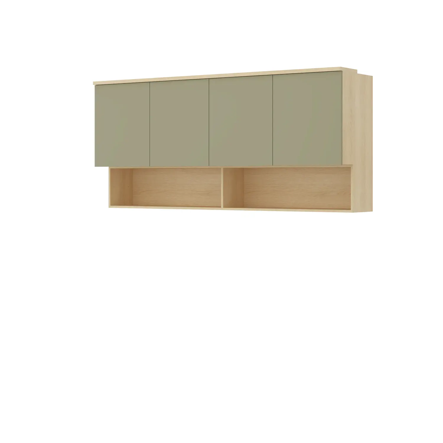 Szafka wisząca 4-drzwiowa P/L 186 cm TERRA 13 dąb Lindberg eukaliptus