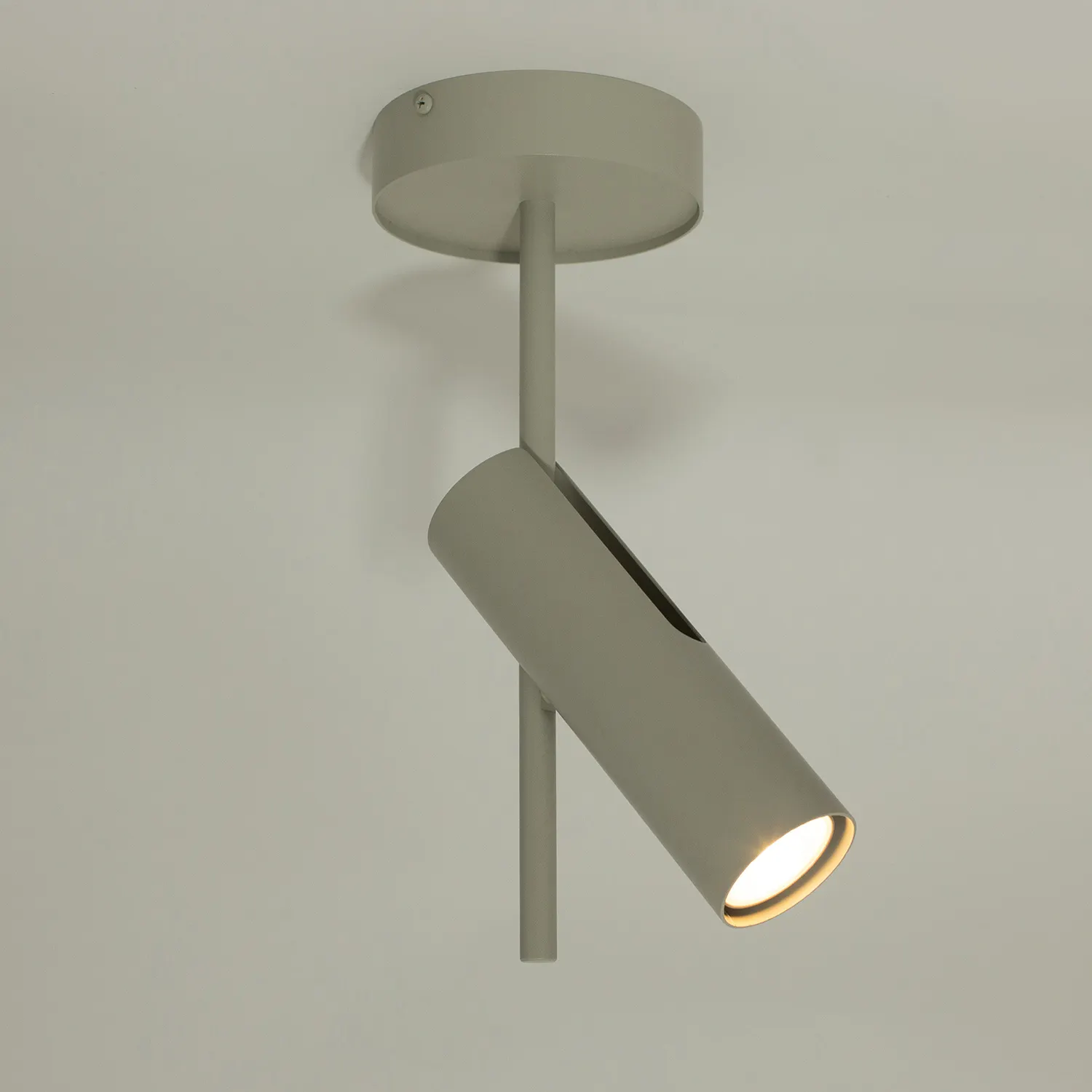 Plafon stalowy LEDA 1 szary beż - SI_41143