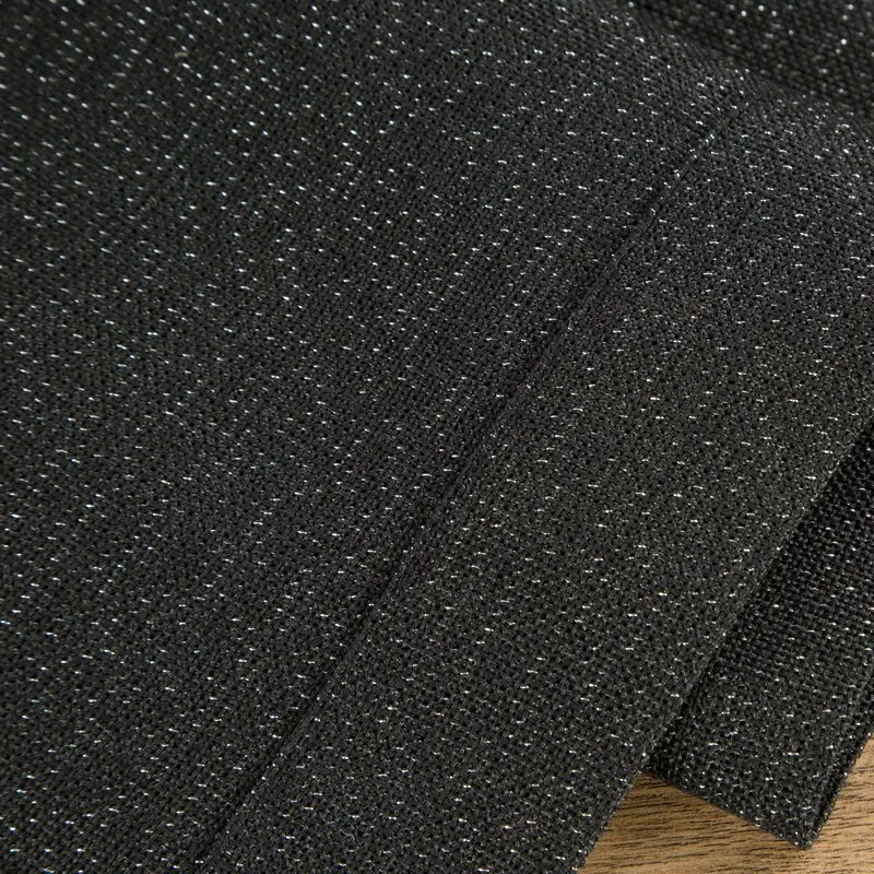 OBRUS STELLA 1 40 X 180 CM CZARNY - EU_409903