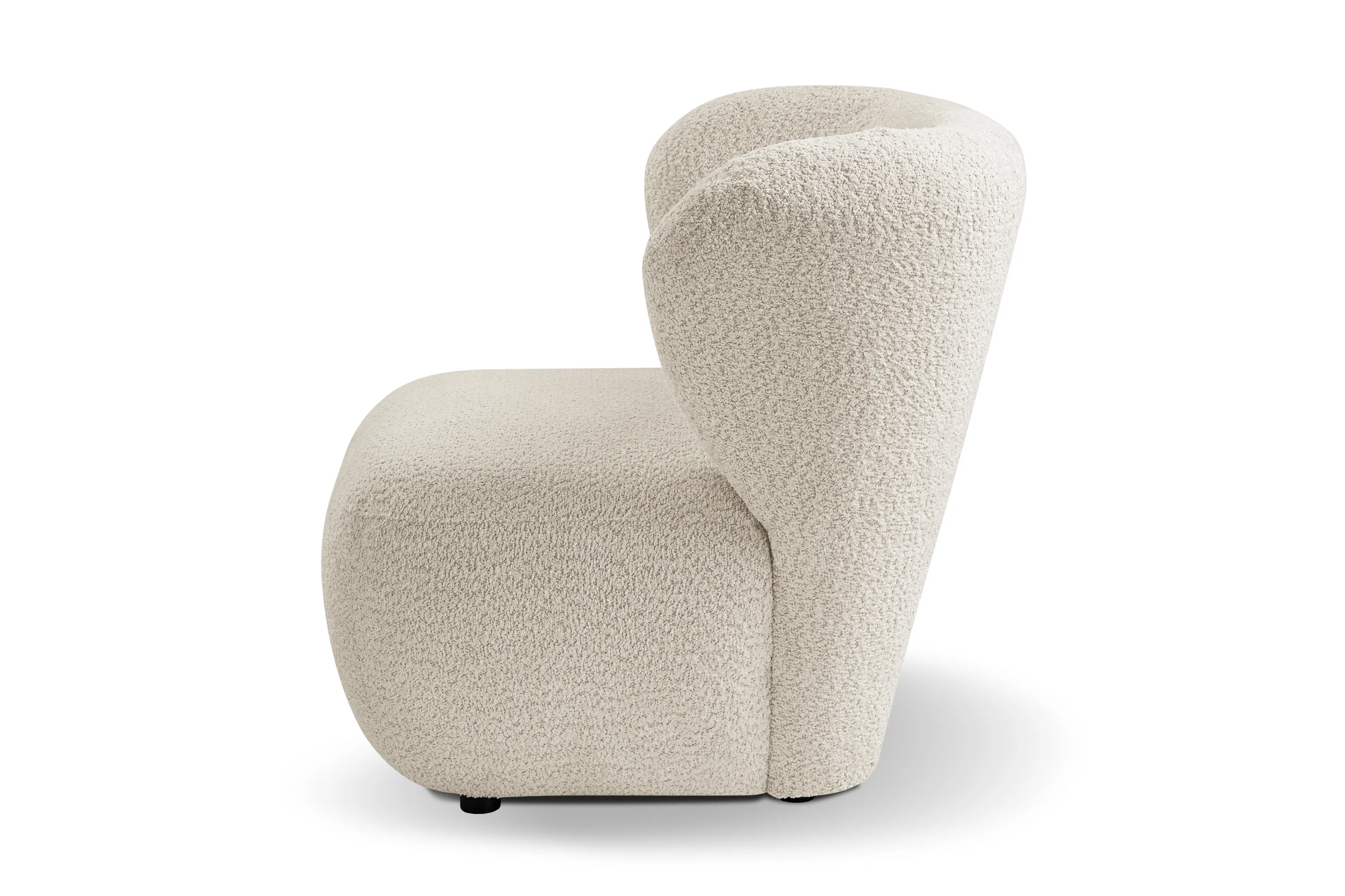 Fotel kubełkowy AVIS ANTHOLOGY tkanina boucle kremowy - AVIS_FOT_ANTOLOGY20