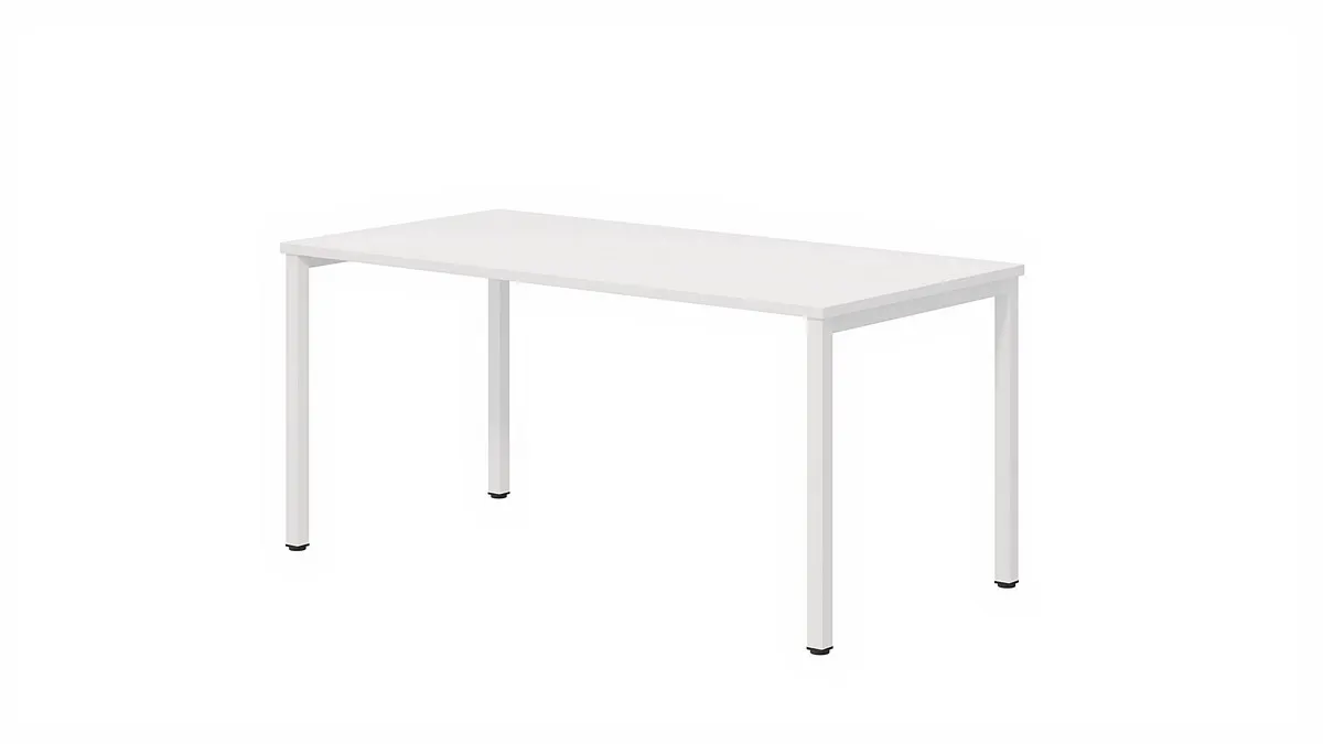 Biurko OP-LITE K II z regulacją wysokości białe 120x60x74(78)cm