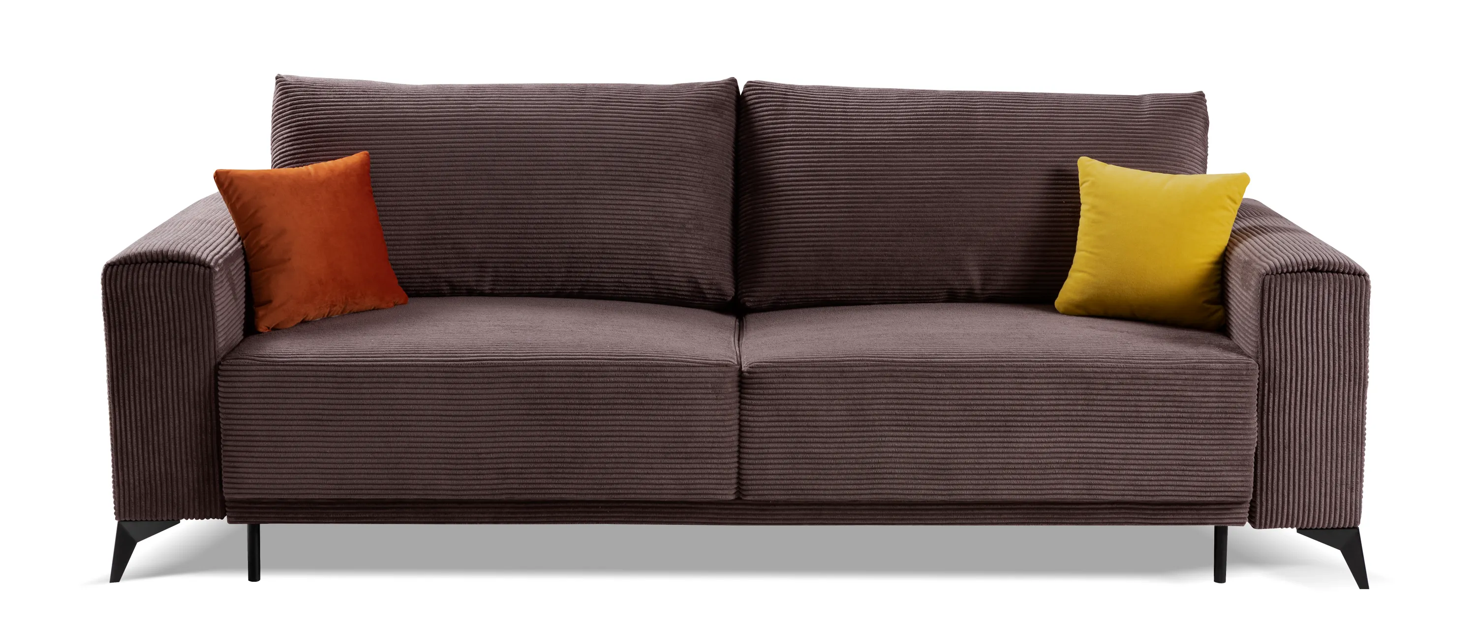 Sofa z funkcją spania Enormus Poso 6 brązowa - ENORMUS_POSO_6