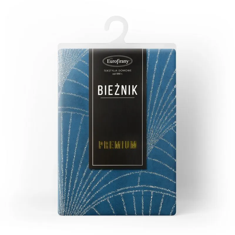 OBRUS BLINK 14 35 X 220 CM GRANATOWY - EU_390105