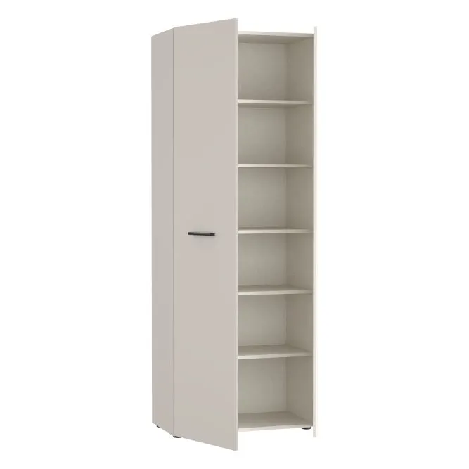 image regał, szafka kolumnowa, szara półkowa, open shelf, meble