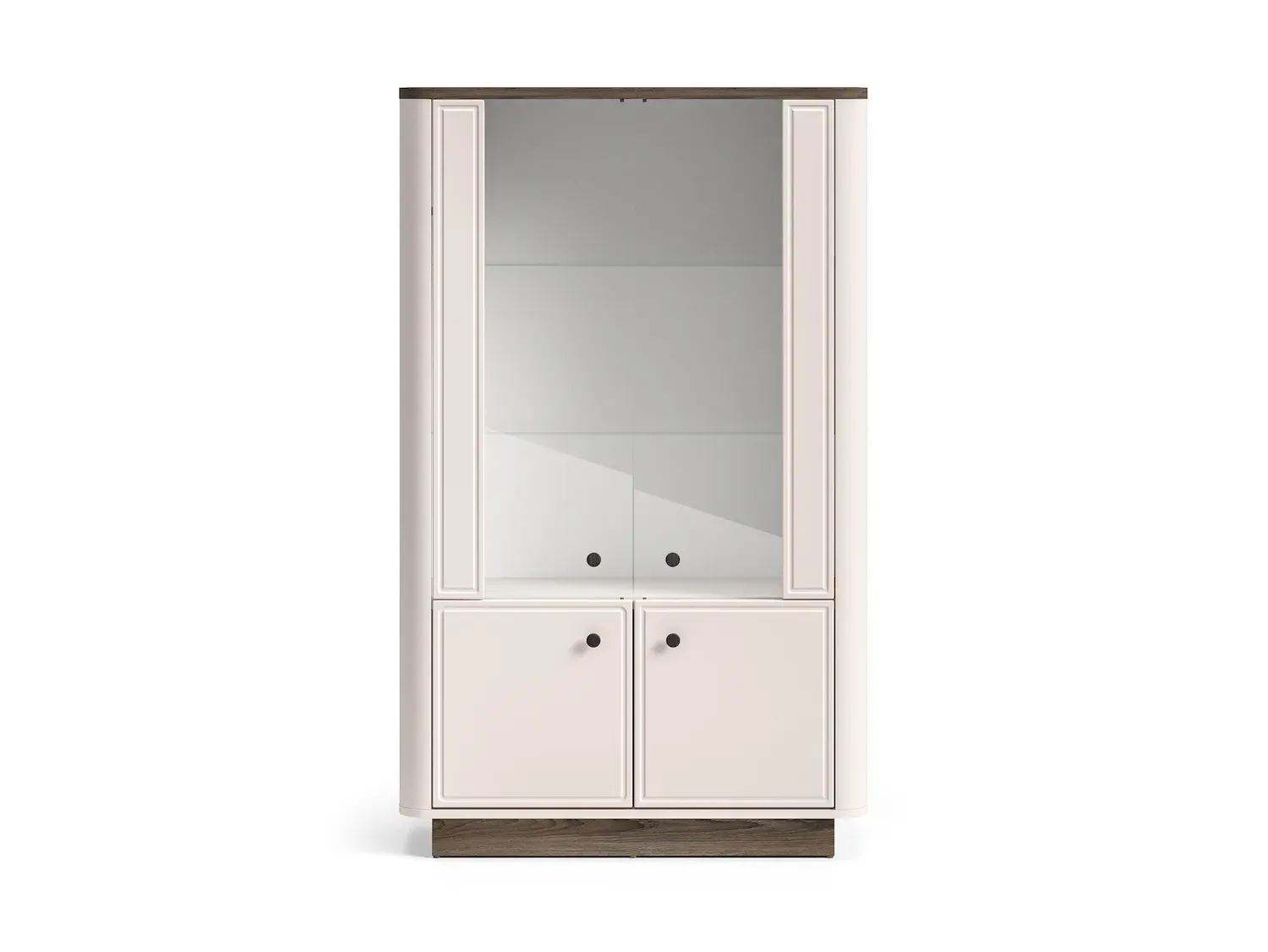 Witryna niska 2-drzwiowa VILAVIO 02 dąb windmill dark cashmere - 1VILA02-001