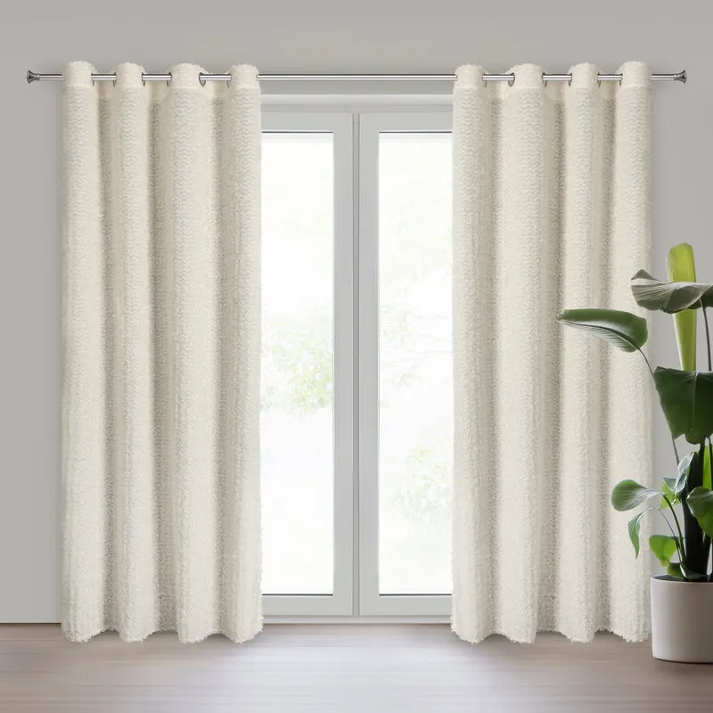 ZASŁONA GOTOWA TIFFANY 135 X 250 CM KREMOWY ZASŁONA GOTOWA TIFFANY 135 X 250 CM KREMOWY