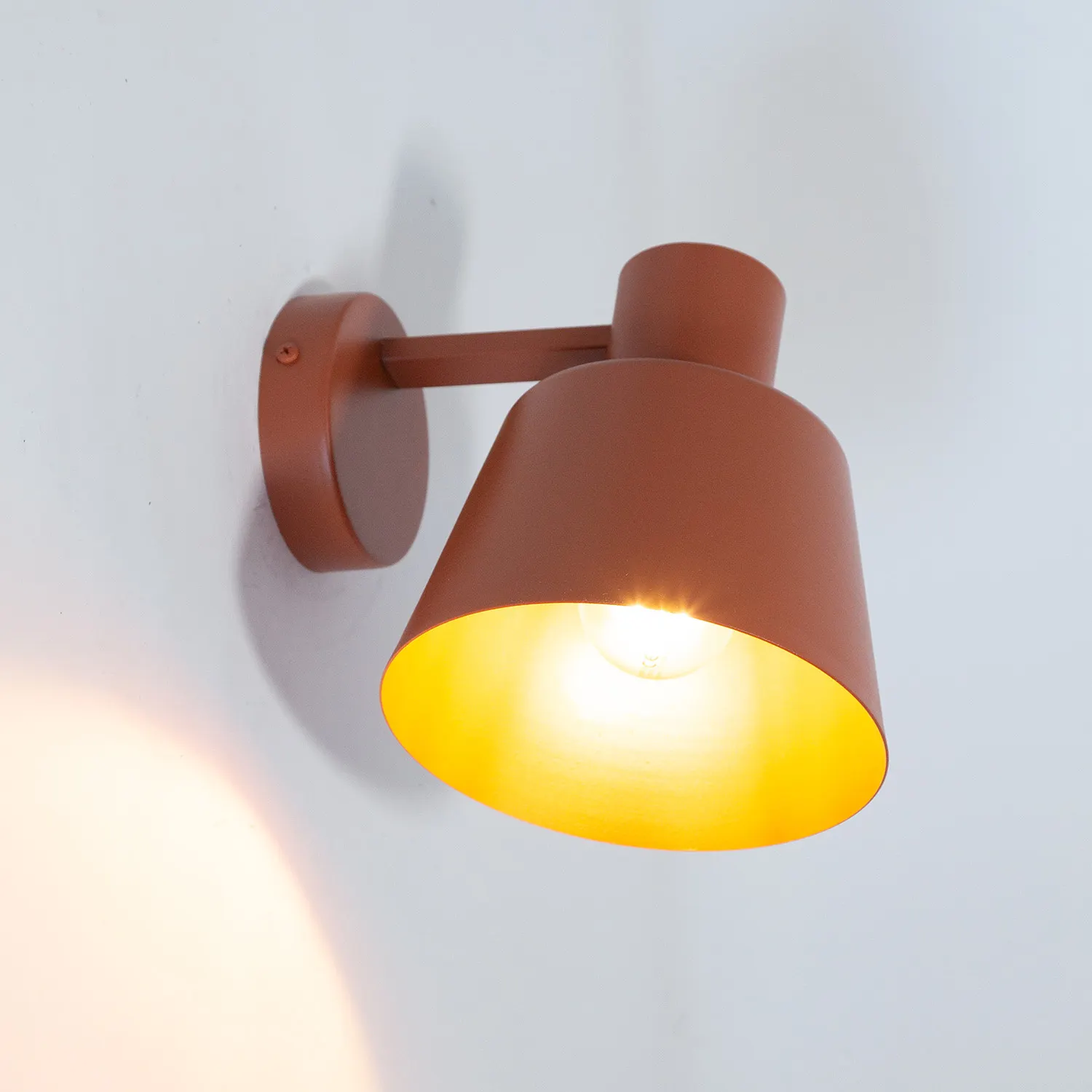 Kinkiet stalowy DUNKA ceglany - SI_41137