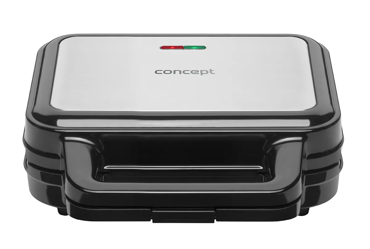 image sandwich maker, panini grill, stainless steel, black, dual indicator