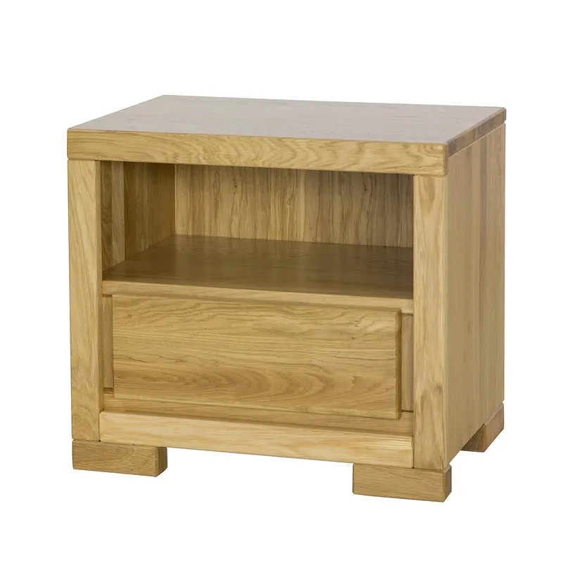 Szafka nocna dębowa SN210 Miodowy DREWMAX - 34122