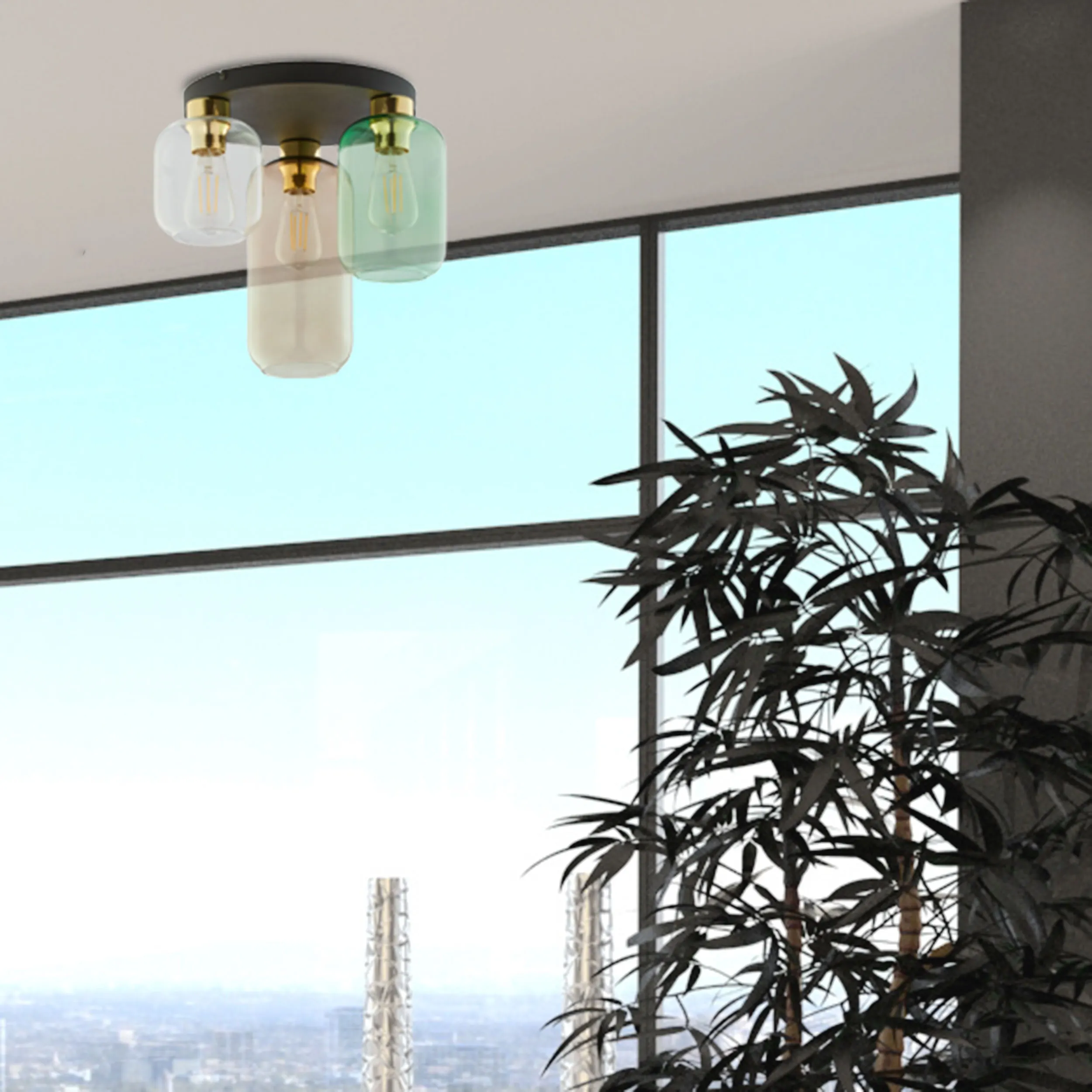 Marco Green Lampa Sufitowa 3 Pł - TK_3318