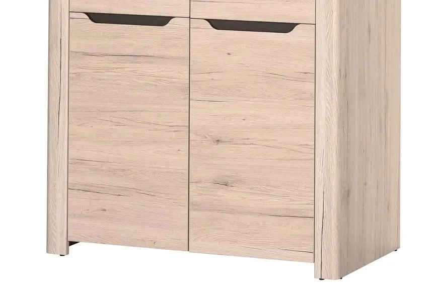 Szafa DESJO 5 2-drzwiowa dąb sanremo 193x98x58cm - WG-100-0165